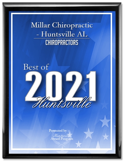 2021 Best of Huntsville, Chiropractors Award 