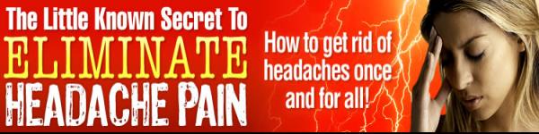 elimate headache pain