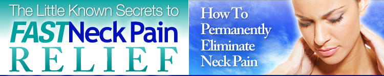 fast neck pain relief title